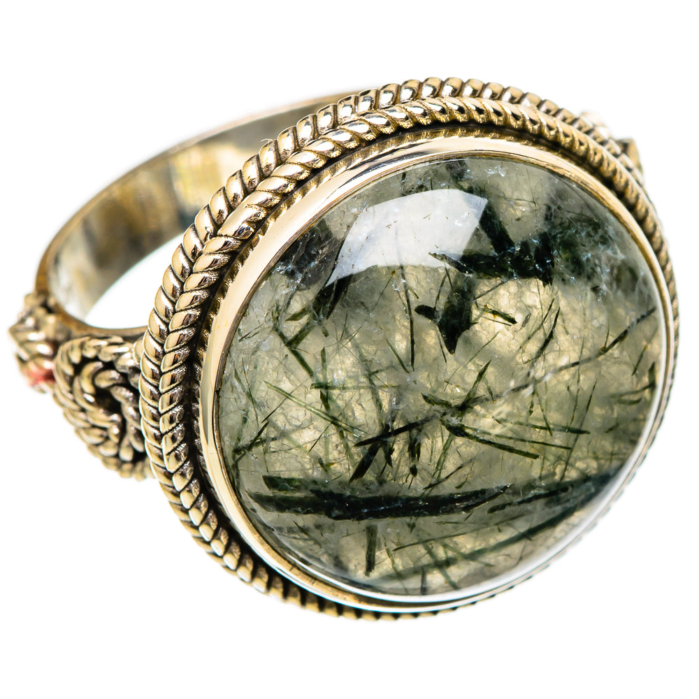 Tourmalinated Quartz Rings handcrafted by Anasilvercos - RING101224 - Photo 2