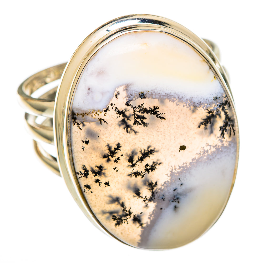 Dendritic Opal Rings handcrafted by Anasilvercos - RING101226