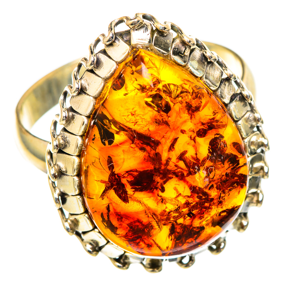 Baltic Amber Rings handcrafted by Anasilvercos - RING101242 - Photo 2