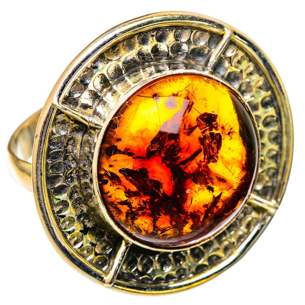 Baltic Amber Rings handcrafted by Anasilvercos - RING101243 - Photo 2
