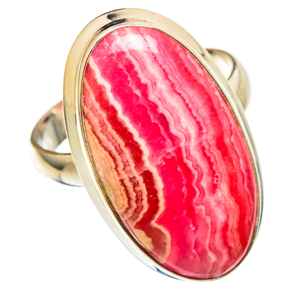 Rhodochrosite Rings handcrafted by Anasilvercos - RING101247