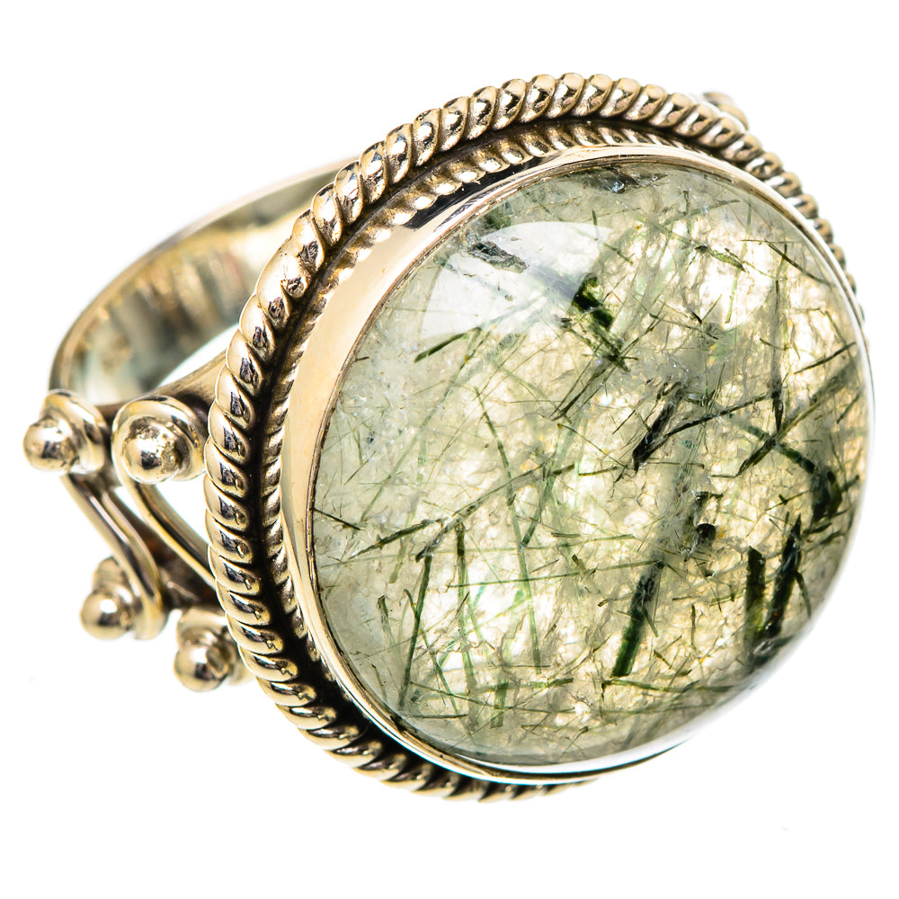 Tourmalinated Quartz Rings handcrafted by Anasilvercos - RING101250