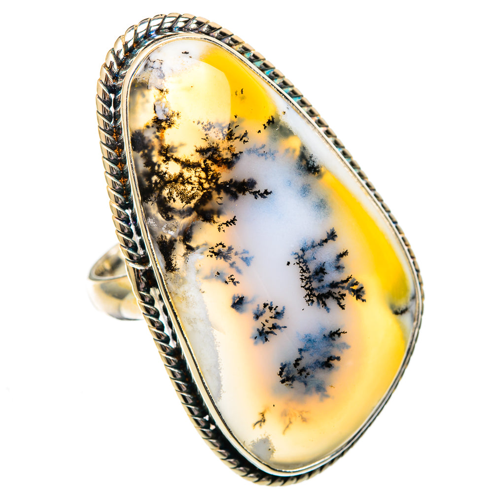 Dendritic Opal Rings handcrafted by Anasilvercos - RING101252