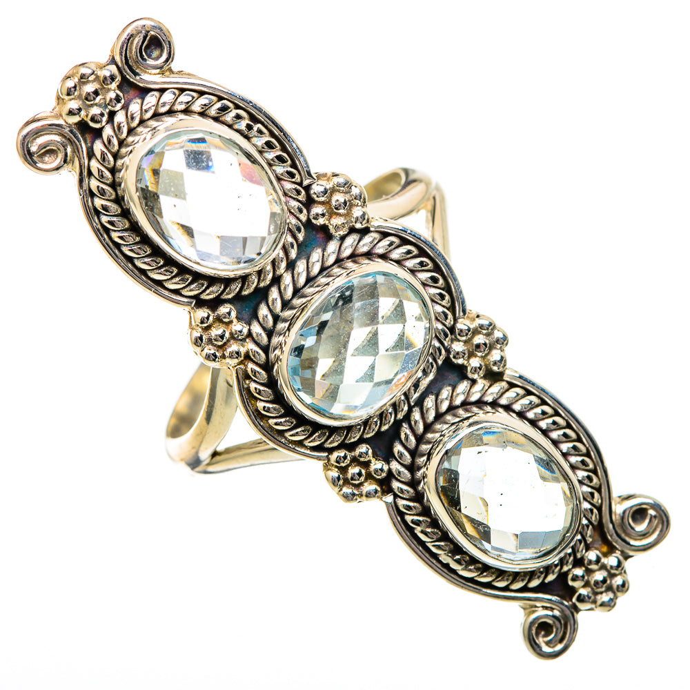 White Quartz Rings handcrafted by Anasilvercos - RING101280