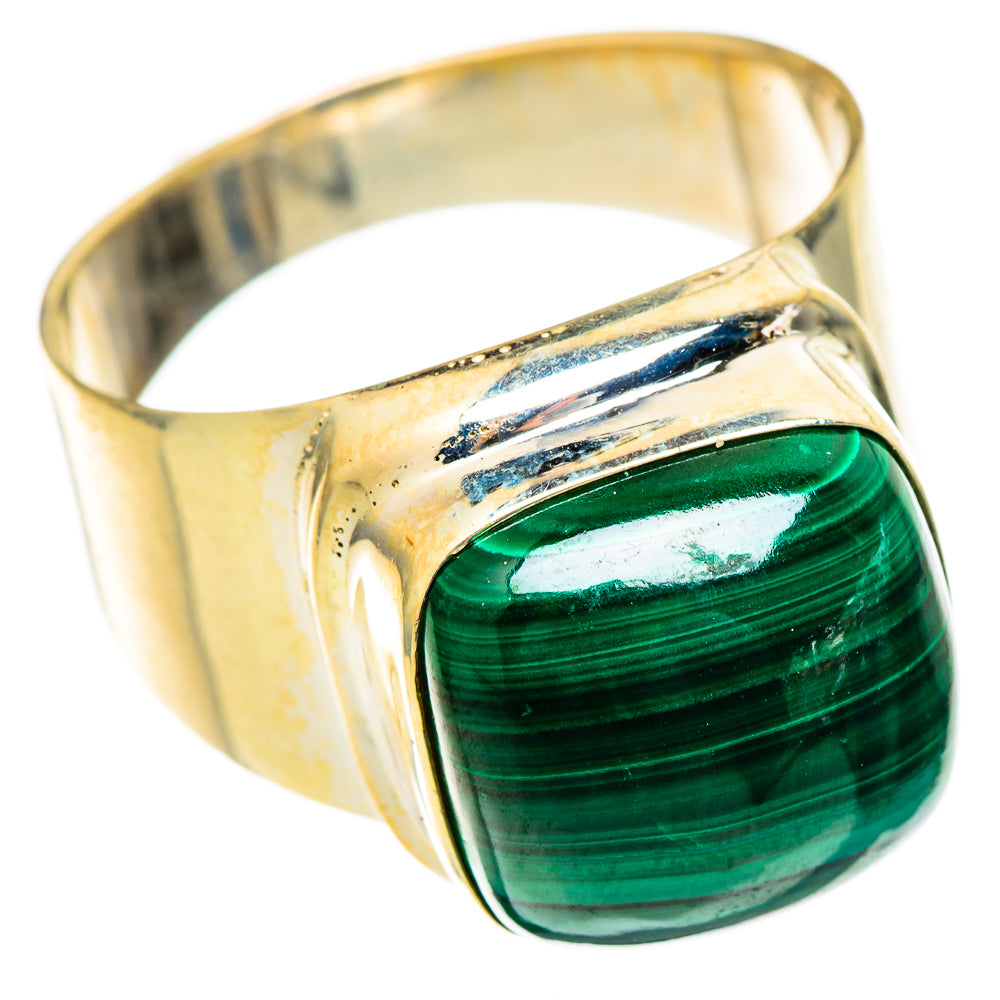 Malachite Rings handcrafted by Anasilvercos - RING101281