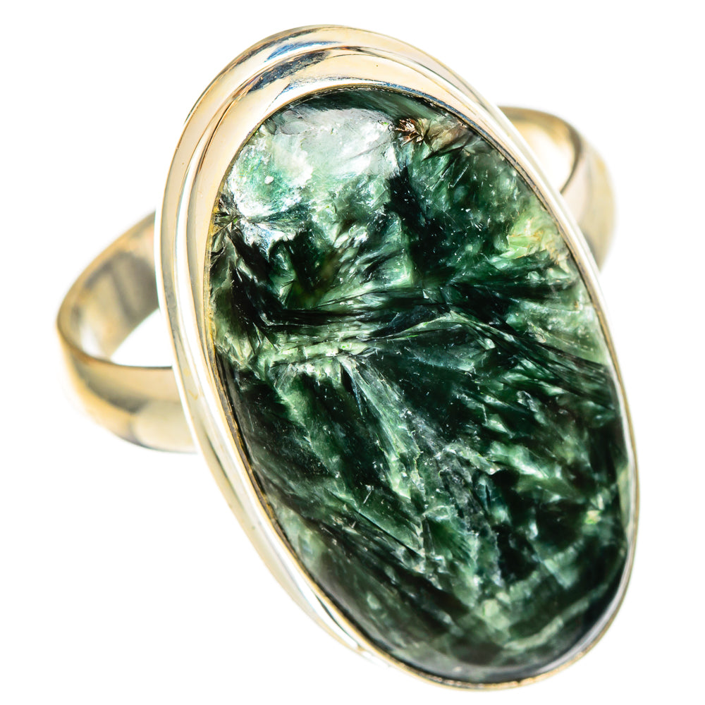 Seraphinite Rings handcrafted by Anasilvercos - RING101282 - Photo 2