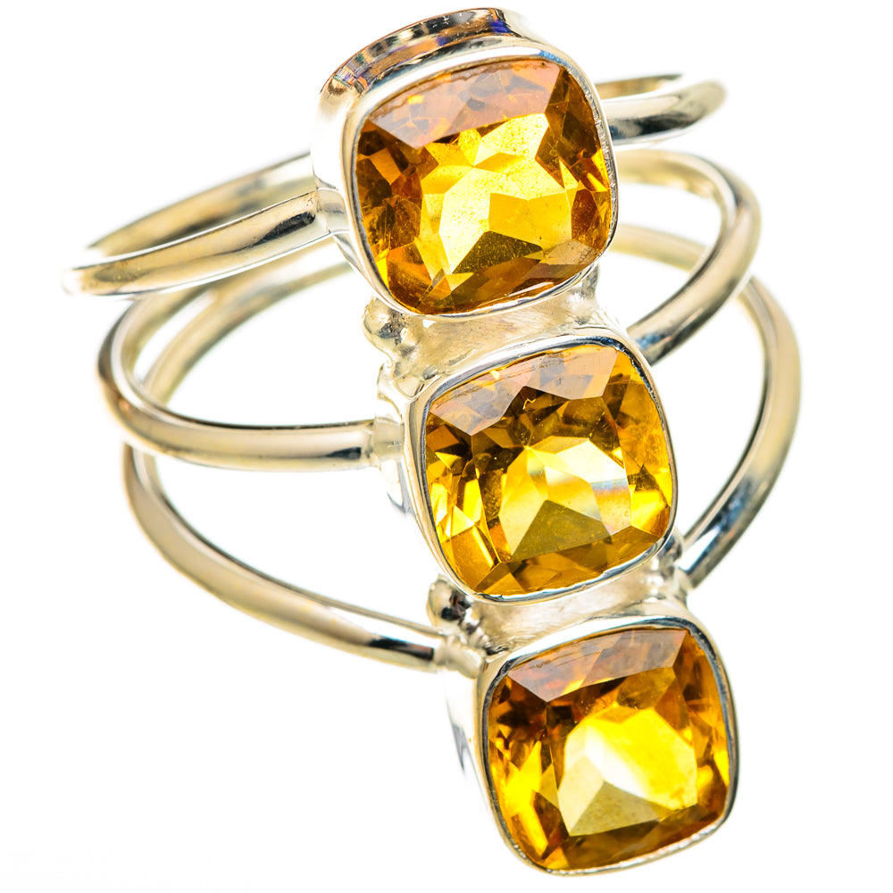 Citrine Rings handcrafted by Anasilvercos - RING101283