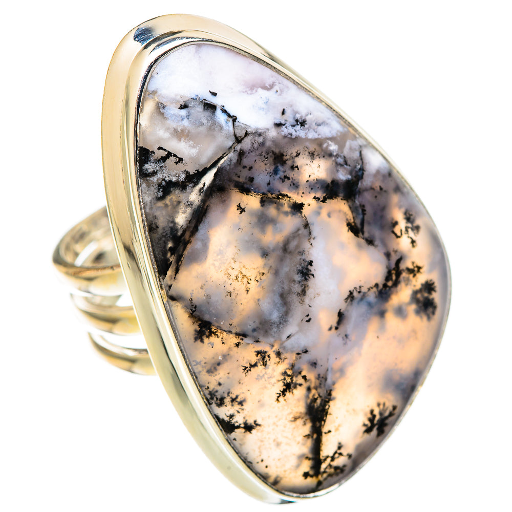 Dendritic Opal Rings handcrafted by Anasilvercos - RING101291
