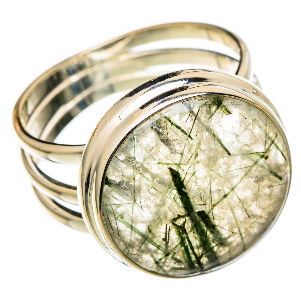 Tourmalinated Quartz Rings handcrafted by Anasilvercos - RING101348