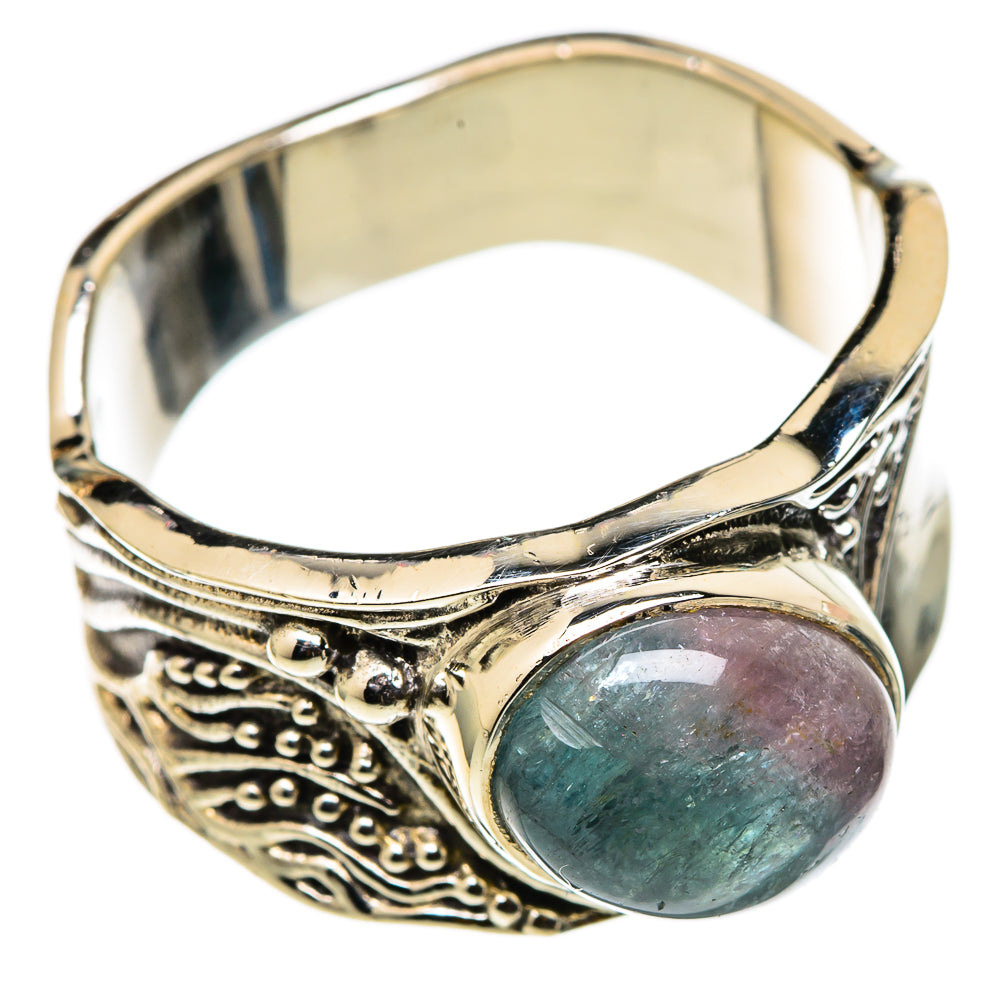 Watermelon Tourmaline Rings handcrafted by Anasilvercos - RING101352