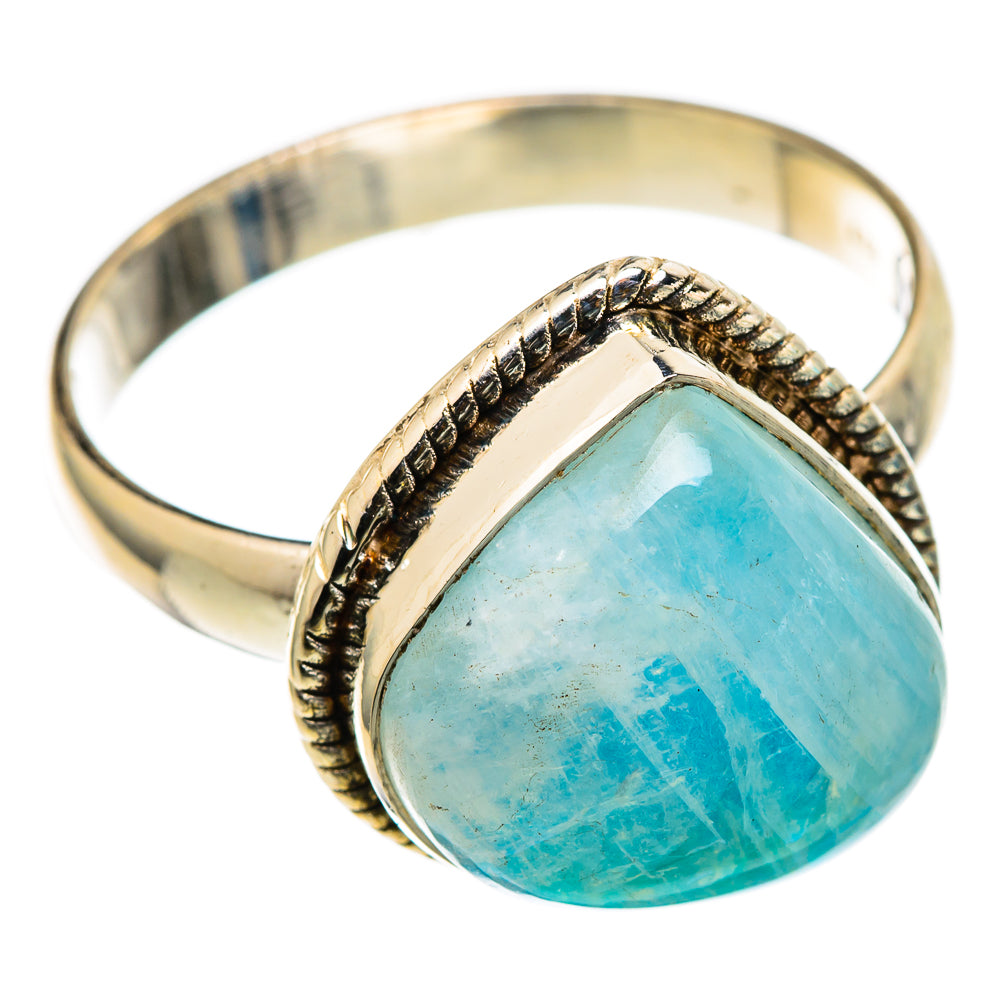 Rainbow Moonstone Rings handcrafted by Anasilvercos - RING101355 - Photo 2