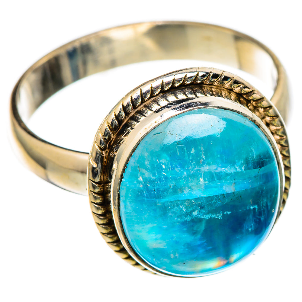 Rainbow Moonstone Rings handcrafted by Anasilvercos - RING101357