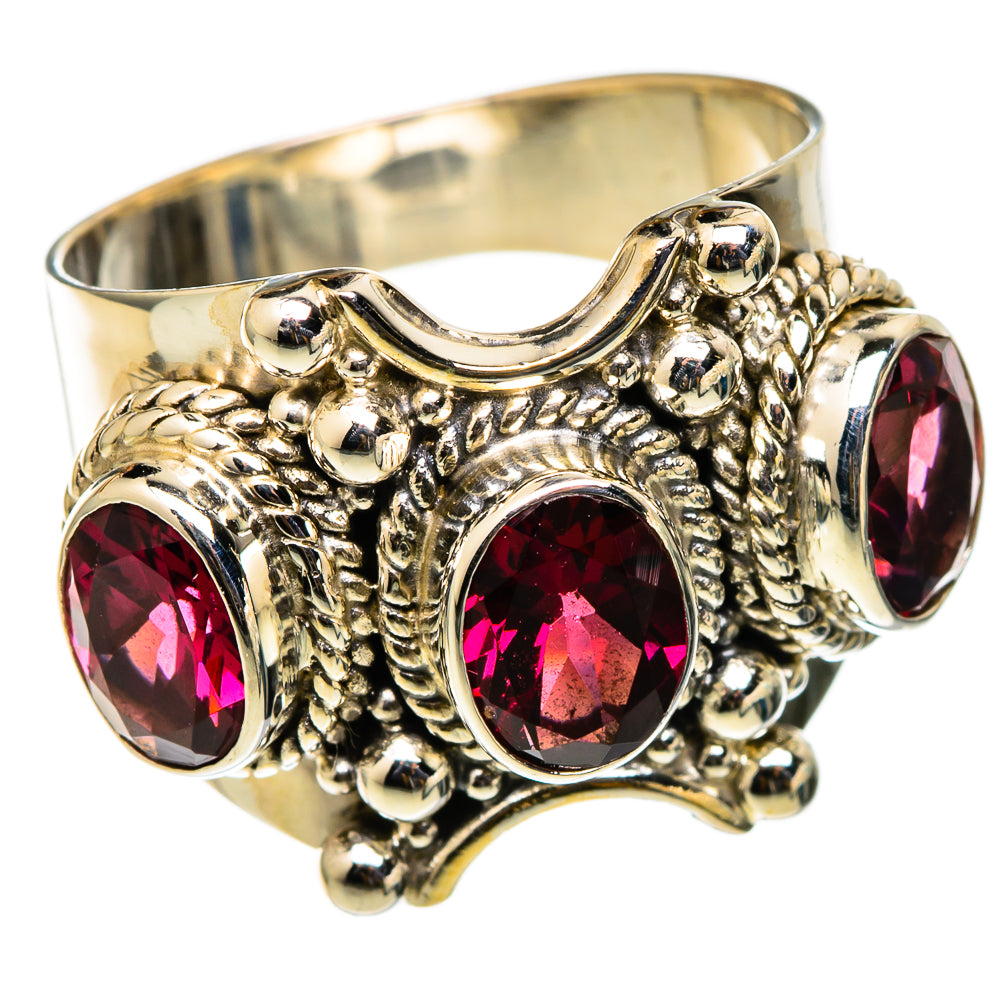 Garnet Rings handcrafted by Anasilvercos - RING101368