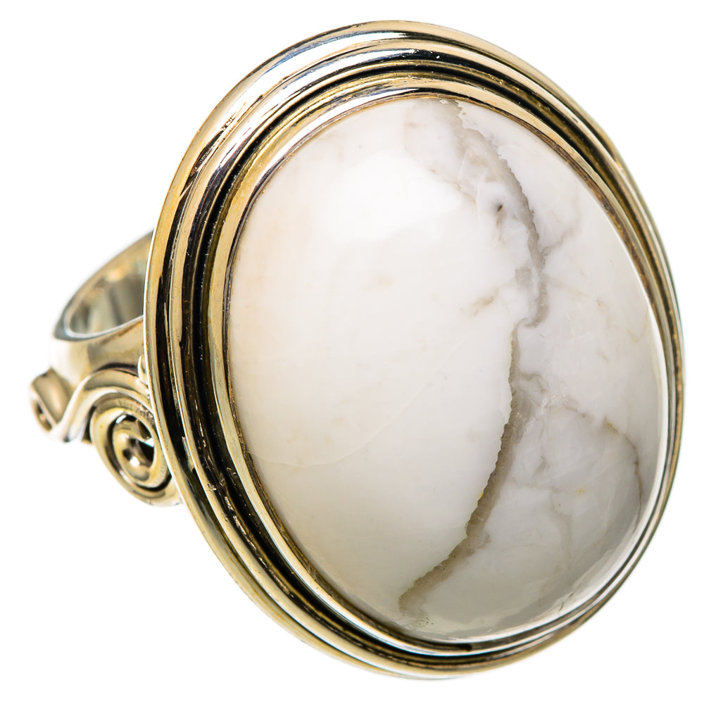 Howlite Rings handcrafted by Anasilvercos - RING101372 - Photo 2