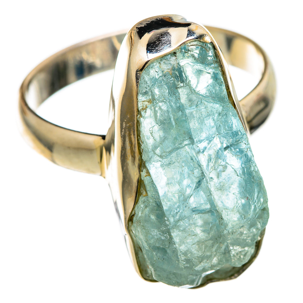 Aquamarine Rings handcrafted by Anasilvercos - RING101376 - Photo 2