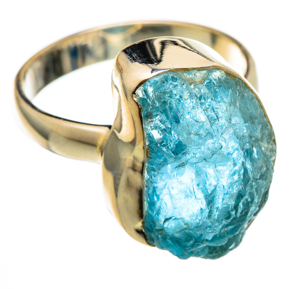 Aquamarine Rings handcrafted by Anasilvercos - RING101379 - Photo 2