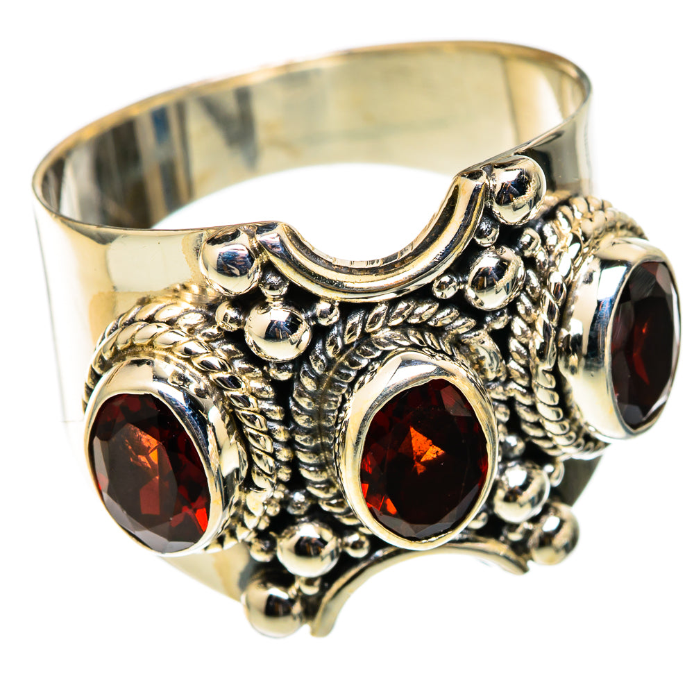 Garnet Rings handcrafted by Anasilvercos - RING101389