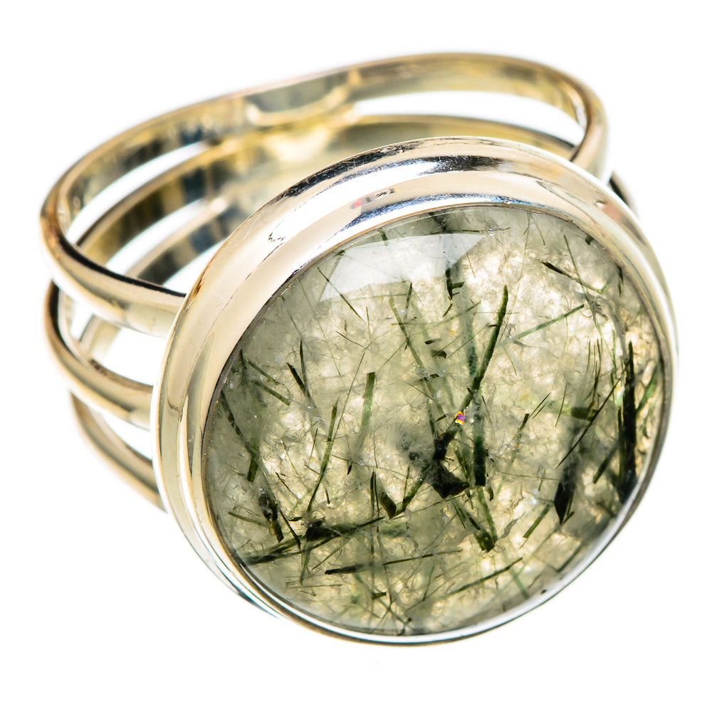 Tourmalinated Quartz Rings handcrafted by Anasilvercos - RING101392