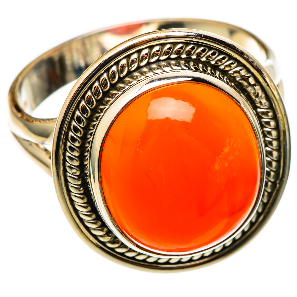 Carnelian Rings handcrafted by Anasilvercos - RING101406