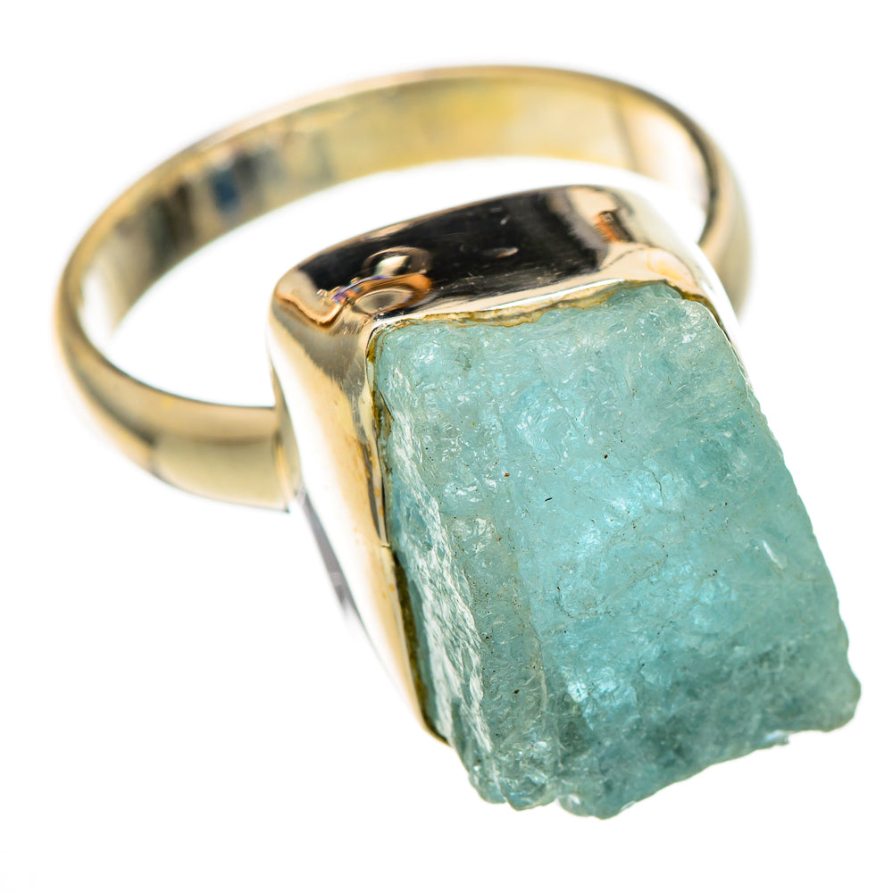Aquamarine Rings handcrafted by Anasilvercos - RING101421 - Photo 2