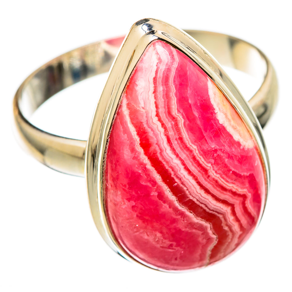 Rhodochrosite Rings handcrafted by Anasilvercos - RING101426