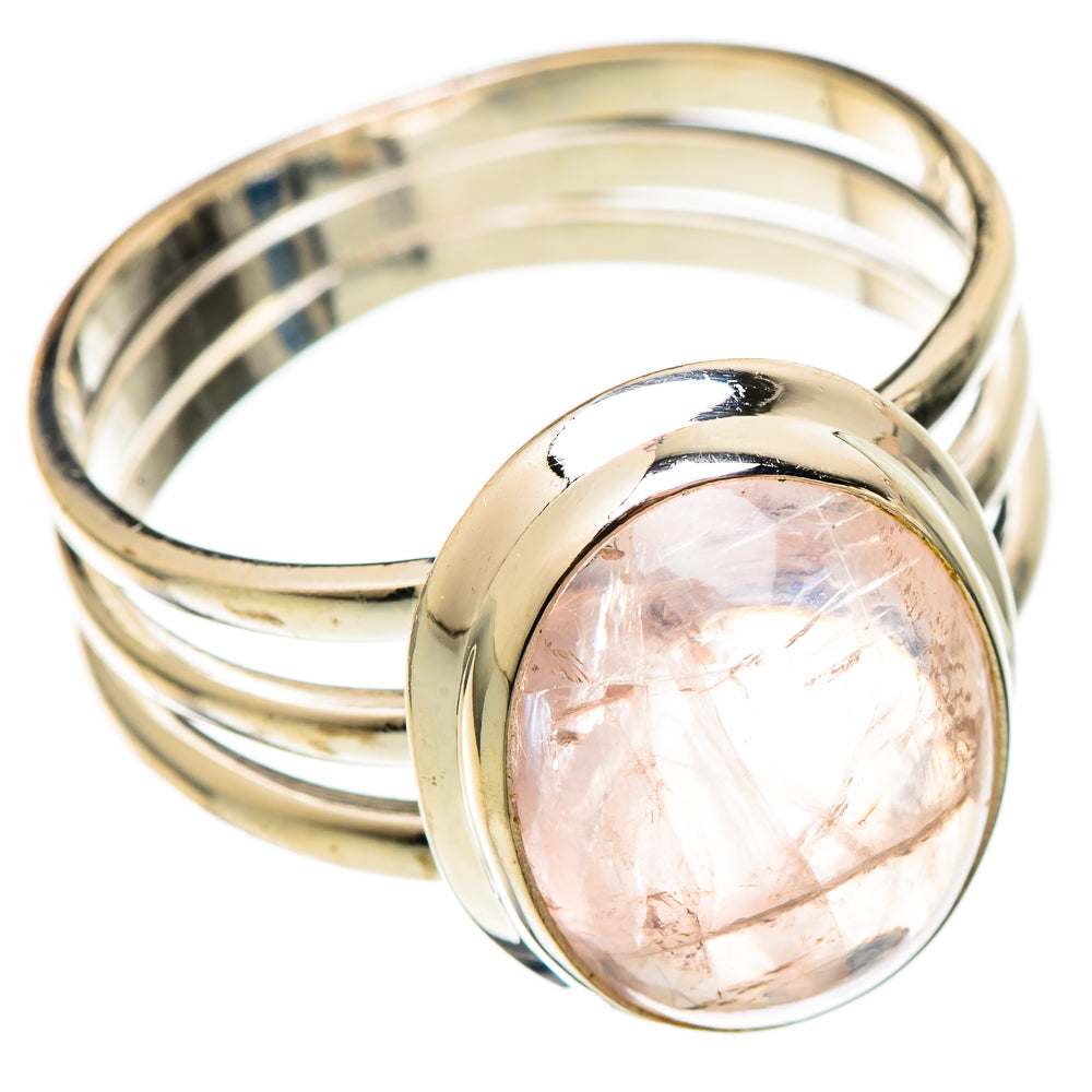 Rose Quartz Rings handcrafted by Anasilvercos - RING101427 - Photo 2