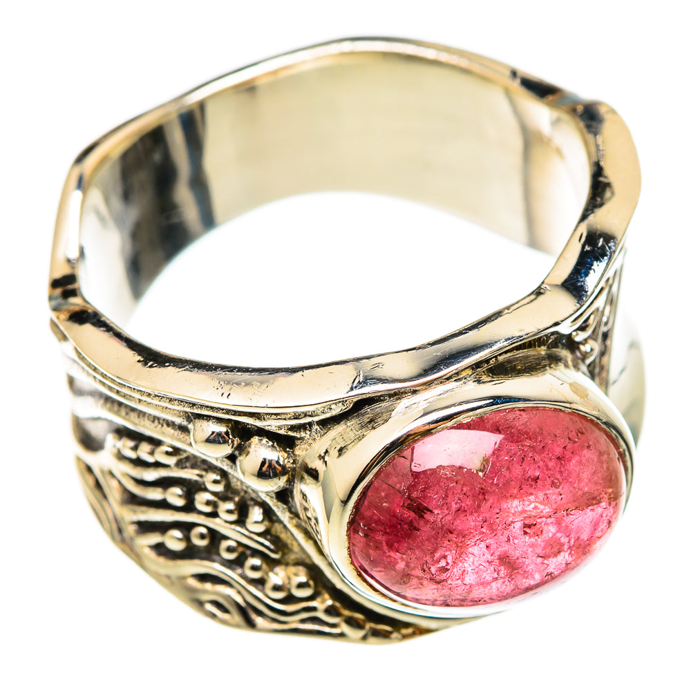 Pink Tourmaline Rings handcrafted by Anasilvercos - RING101428