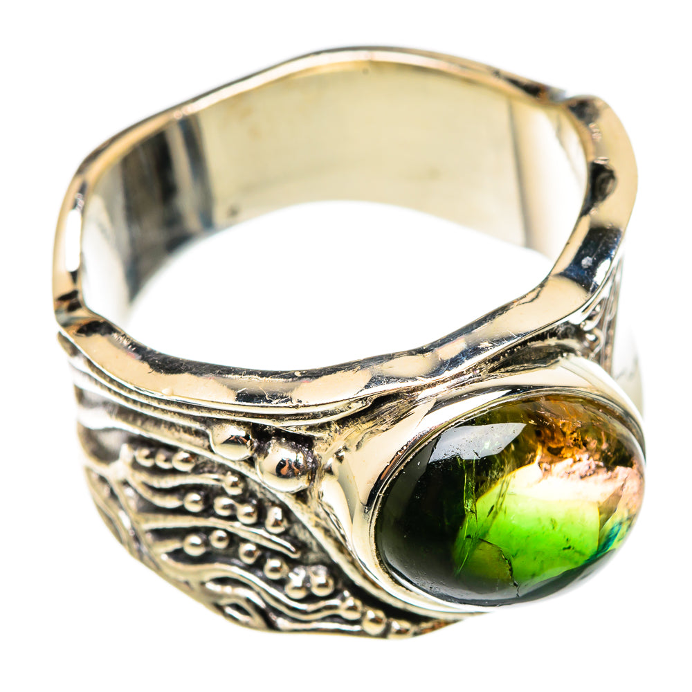 Watermelon Tourmaline Rings handcrafted by Anasilvercos - RING101437