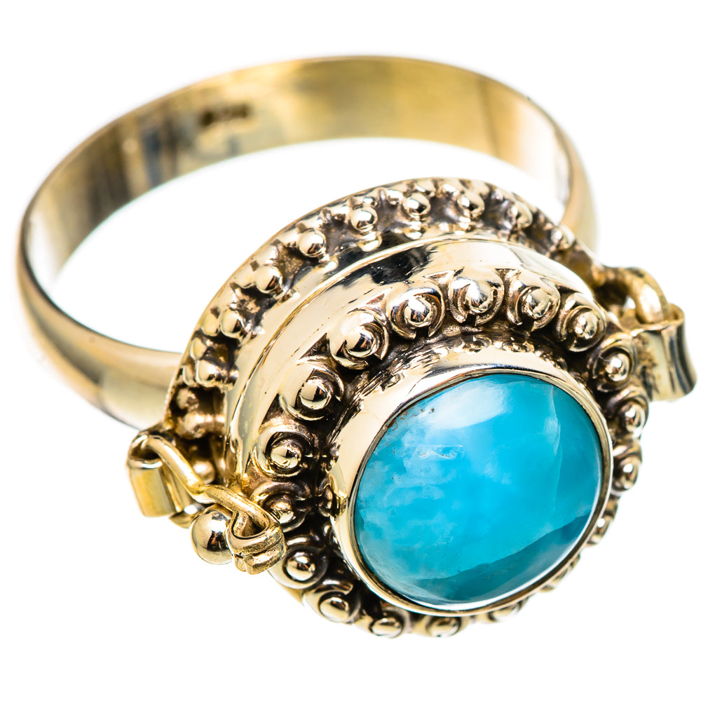 Larimar Rings handcrafted by Anasilvercos - RING101438 - Photo 2