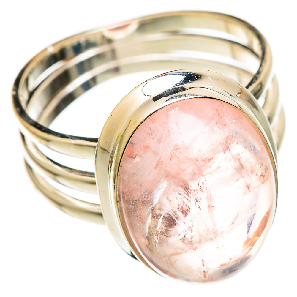 Rose Quartz Rings handcrafted by Anasilvercos - RING101445 - Photo 2