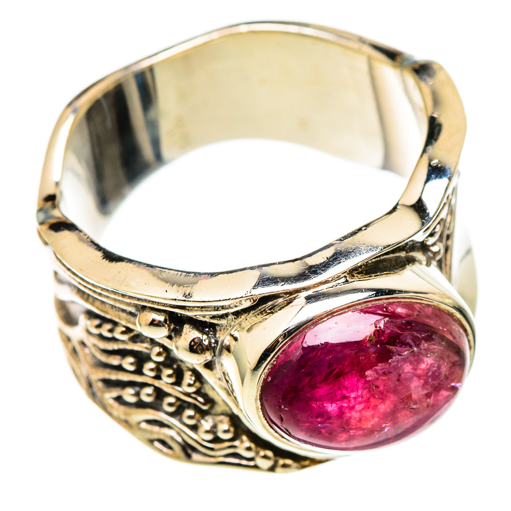 Pink Tourmaline Rings handcrafted by Anasilvercos - RING101447