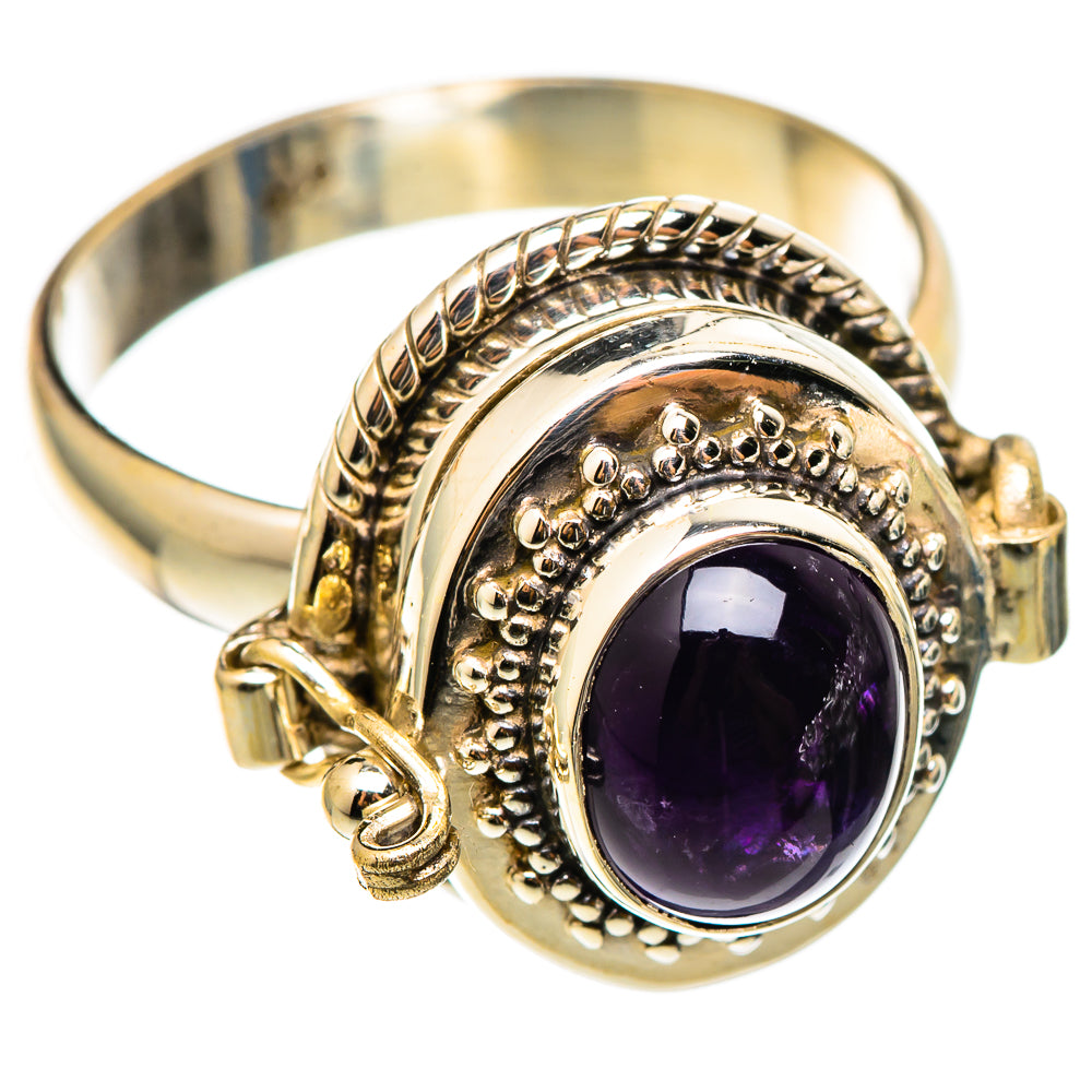 Amethyst Rings handcrafted by Anasilvercos - RING101451