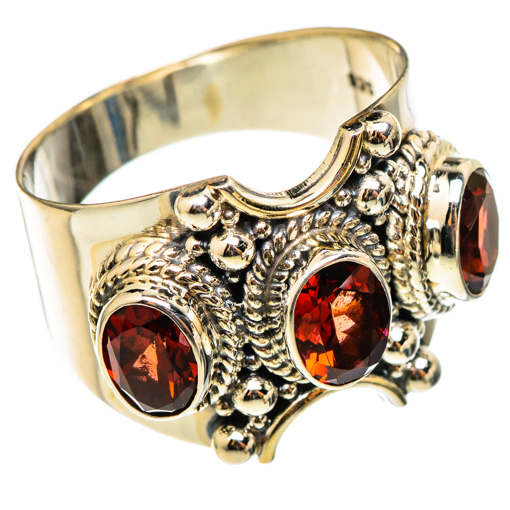 Garnet Rings handcrafted by Anasilvercos - RING101463