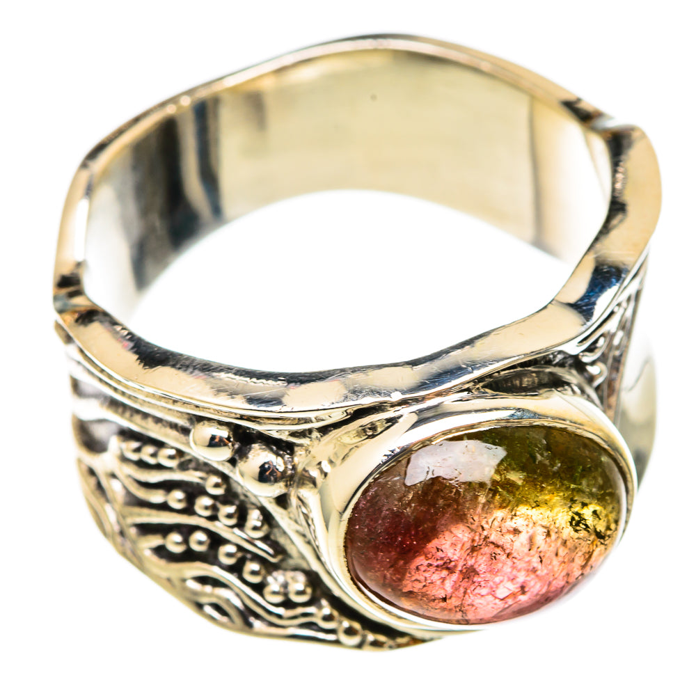 Watermelon Tourmaline Rings handcrafted by Anasilvercos - RING101467