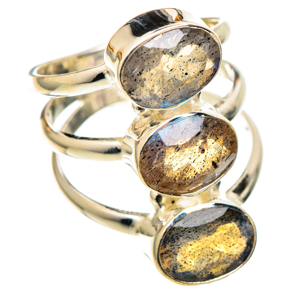 Labradorite Rings handcrafted by Anasilvercos - RING101480