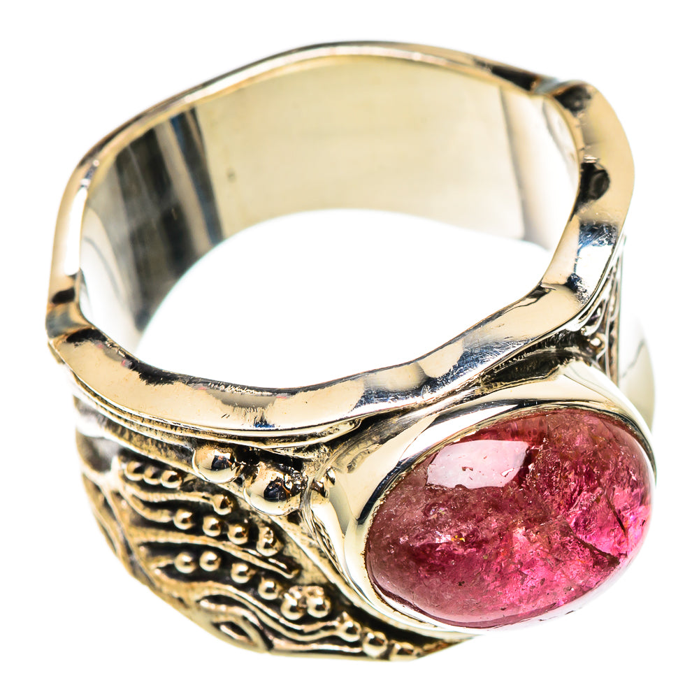 Pink Tourmaline Rings handcrafted by Anasilvercos - RING101484