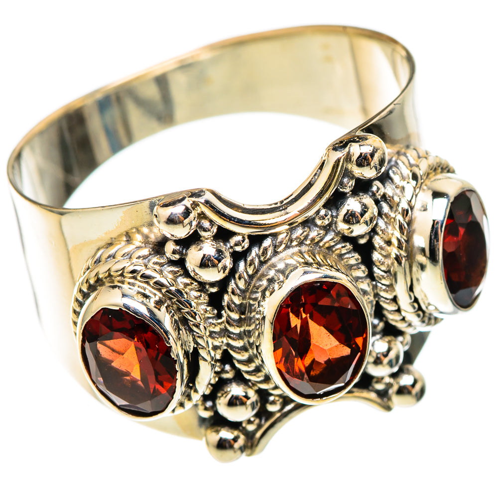 Garnet Rings handcrafted by Anasilvercos - RING101486