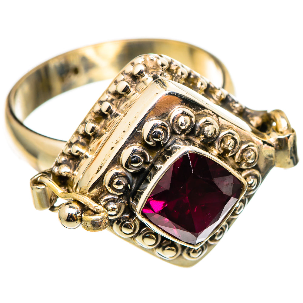 Rhodolite Garnet Rings handcrafted by Anasilvercos - RING101490 - Photo 2