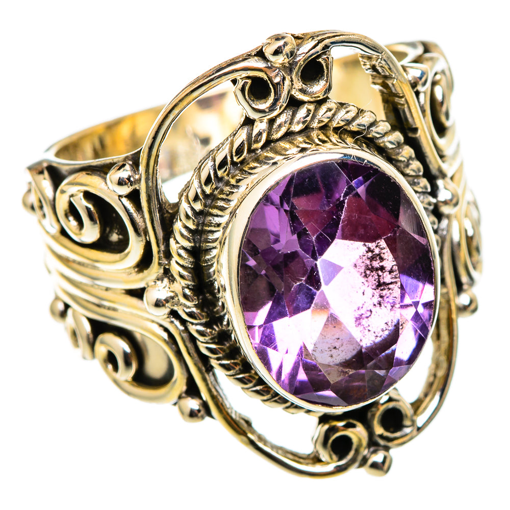 Amethyst Rings handcrafted by Anasilvercos - RING101498