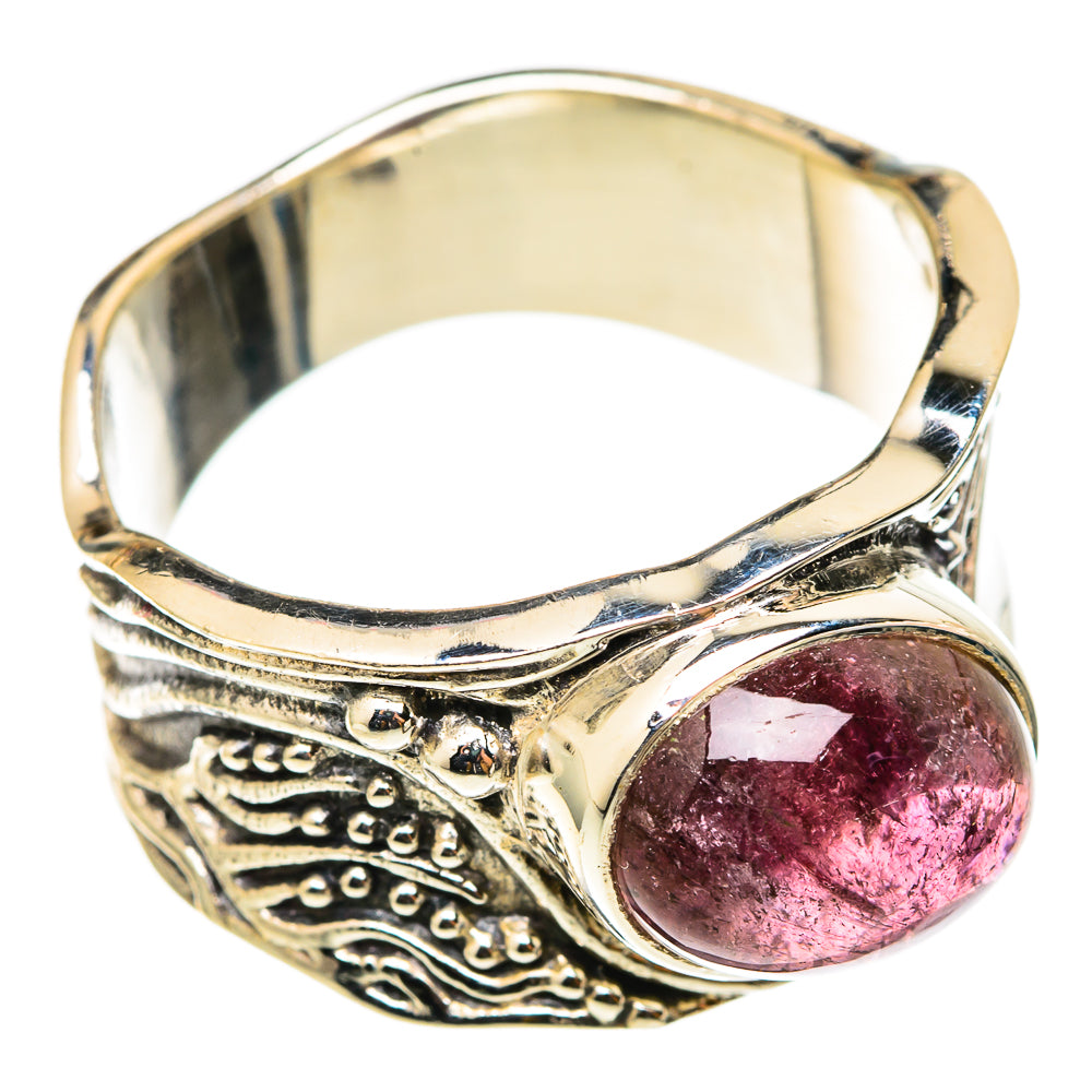 Pink Tourmaline Rings handcrafted by Anasilvercos - RING101509