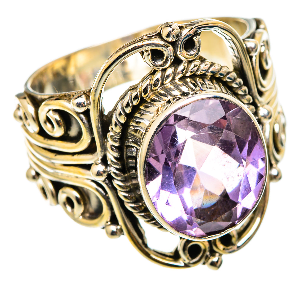Amethyst Rings handcrafted by Anasilvercos - RING101511
