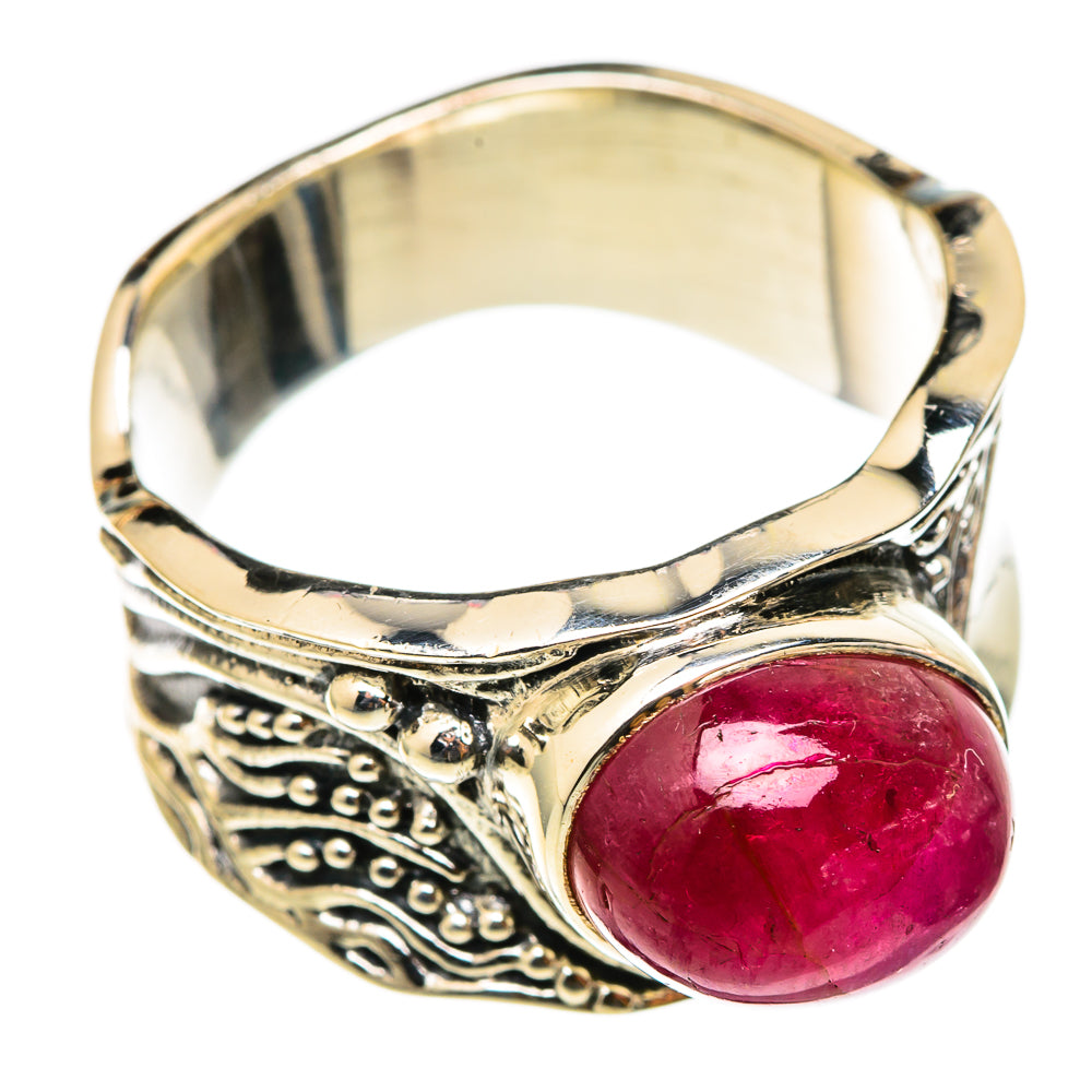 Pink Tourmaline Rings handcrafted by Anasilvercos - RING101512