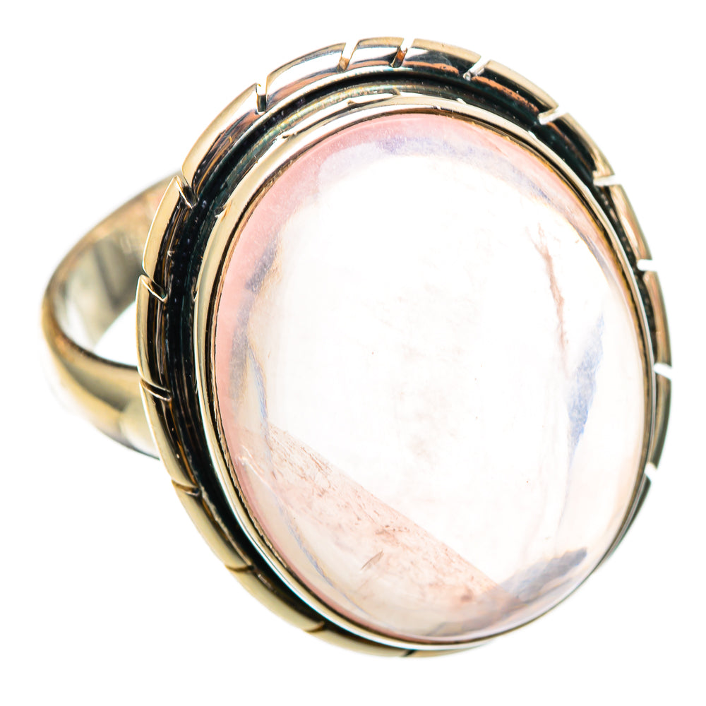 Rose Quartz Rings handcrafted by Anasilvercos - RING101513 - Photo 2