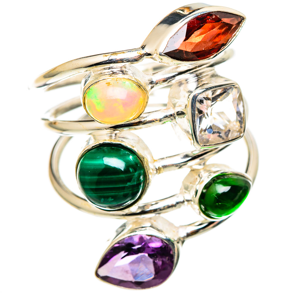 Malachite Rings handcrafted by Anasilvercos - RING101525
