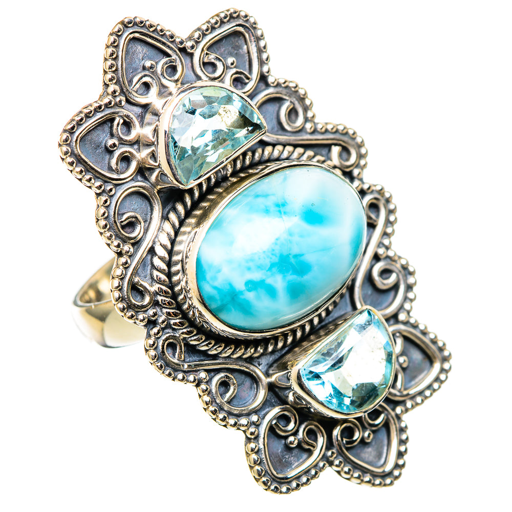 Larimar Rings handcrafted by Anasilvercos - RING101531 - Photo 2