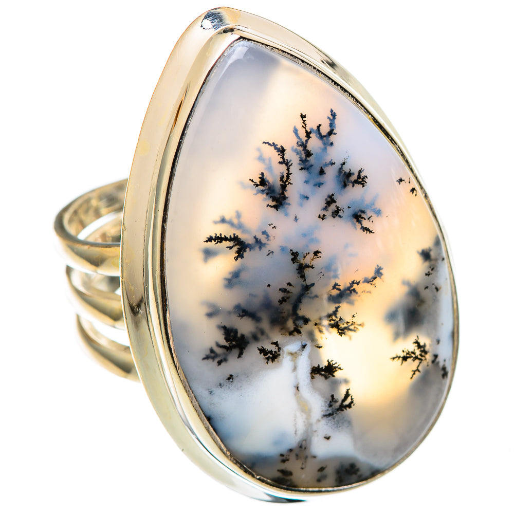 Dendritic Opal Rings handcrafted by Anasilvercos - RING101543