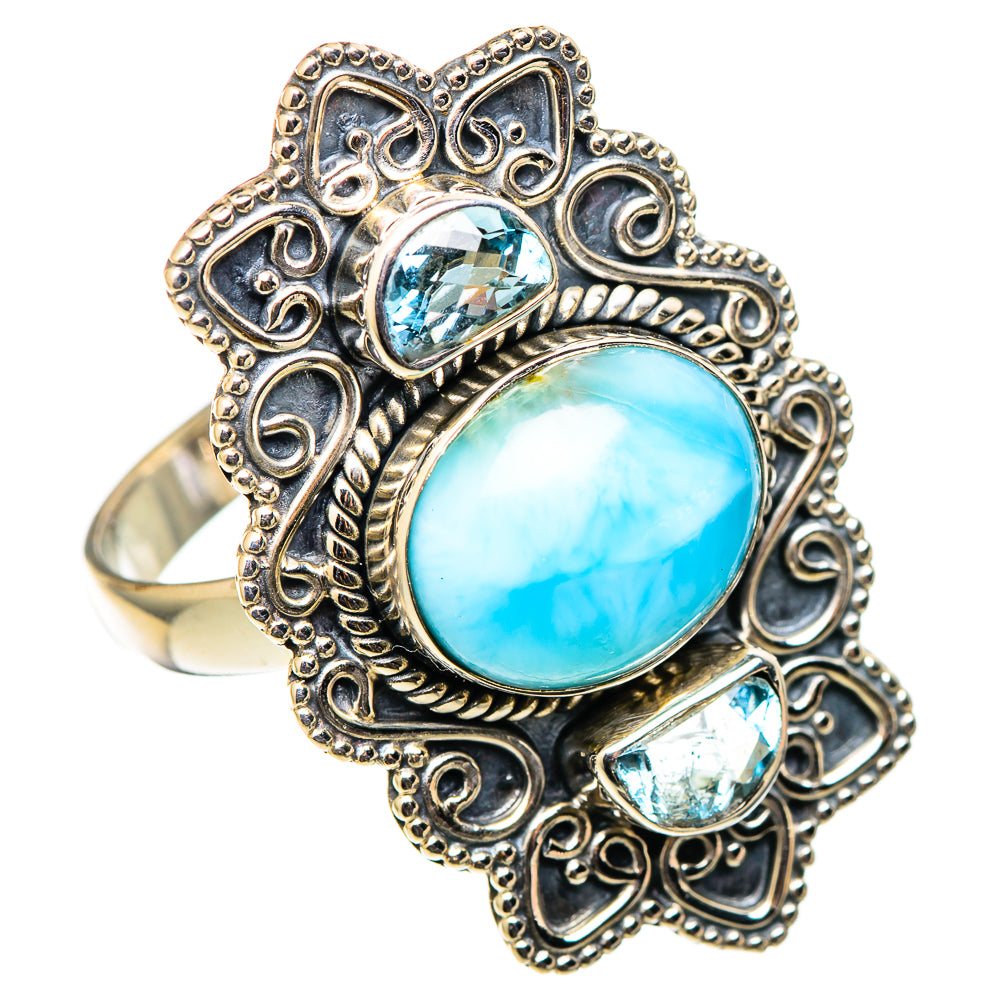 Larimar Rings handcrafted by Anasilvercos - RING101550 - Photo 2