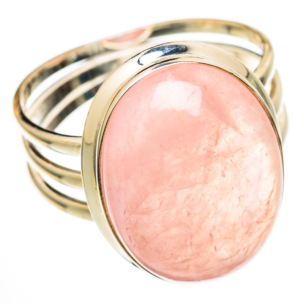 Rose Quartz Rings handcrafted by Anasilvercos - RING101559 - Photo 2