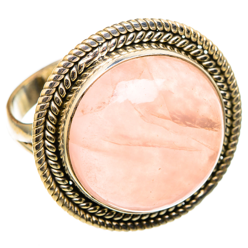 Rose Quartz Rings handcrafted by Anasilvercos - RING101573 - Photo 2