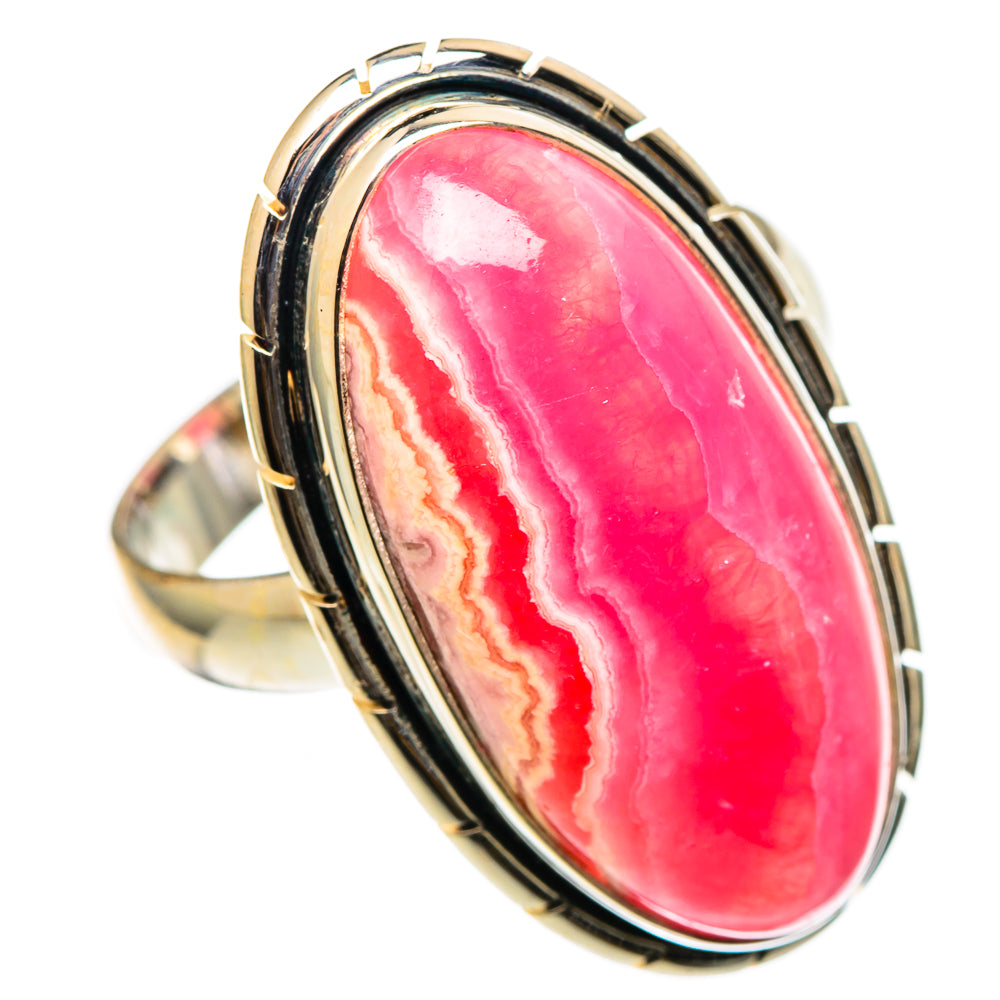 Rhodochrosite Rings handcrafted by Anasilvercos - RING101576